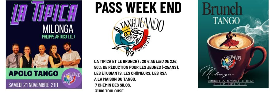 BANDEAU PASS WEEKEND 21-22 NOVEMBRE